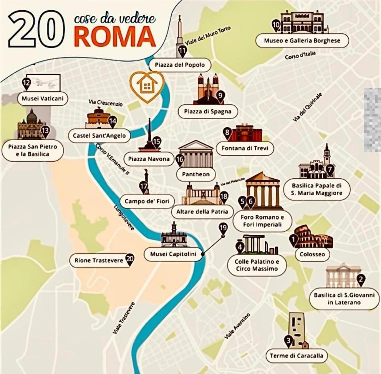 Residenza Lungotevere Dei Mellini 罗马 外观 照片